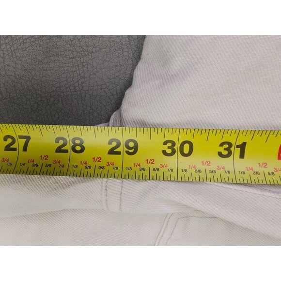 Madewell Size 26X29 Womens Vanilla Retro Crop Bootcut Denim 5 Pocket Logo Jeans - Picture 7 of 13